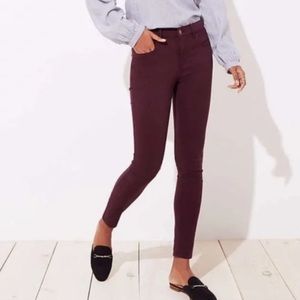 LOFT Petite 5 Pocket Sateen Leggings